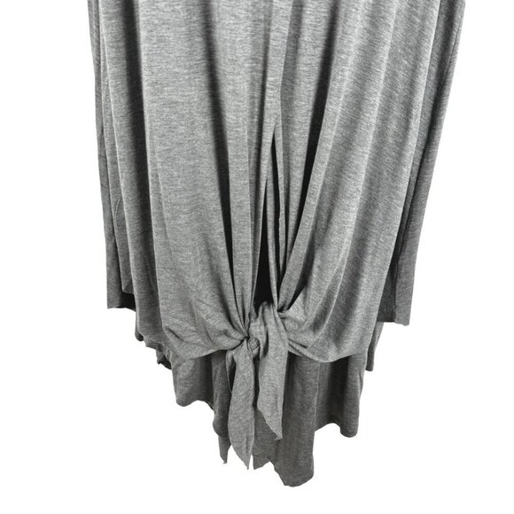 Soft Surroundings Alexandra Jersey Dress 1X Gray Asymmetric NWT DR-1613 - Picture 4 of 9